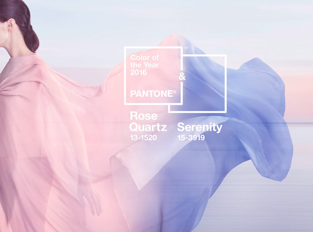 בחירת הצבעים של פנטון לשנת 2016: רוז קוורץ וסרניטי